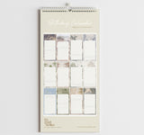 Calendario dei compleanni piccolo - SIGNATURE LANDSCAPES - 14x29,7cm  - Perpetuo