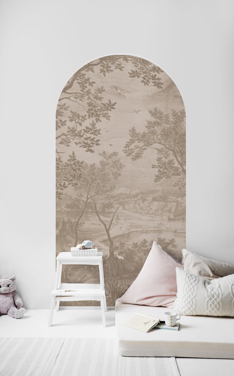 Peel and Stick Arch Wallpaper Decal - Into the Woods