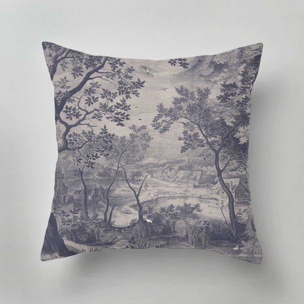 Indoor Pillow - Into the Woods - Blue