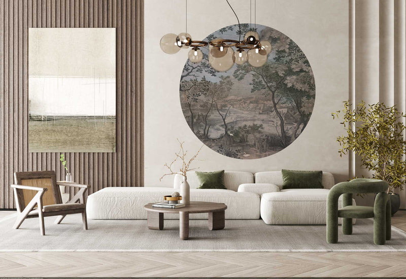 Round wall sticker - Into the Woods