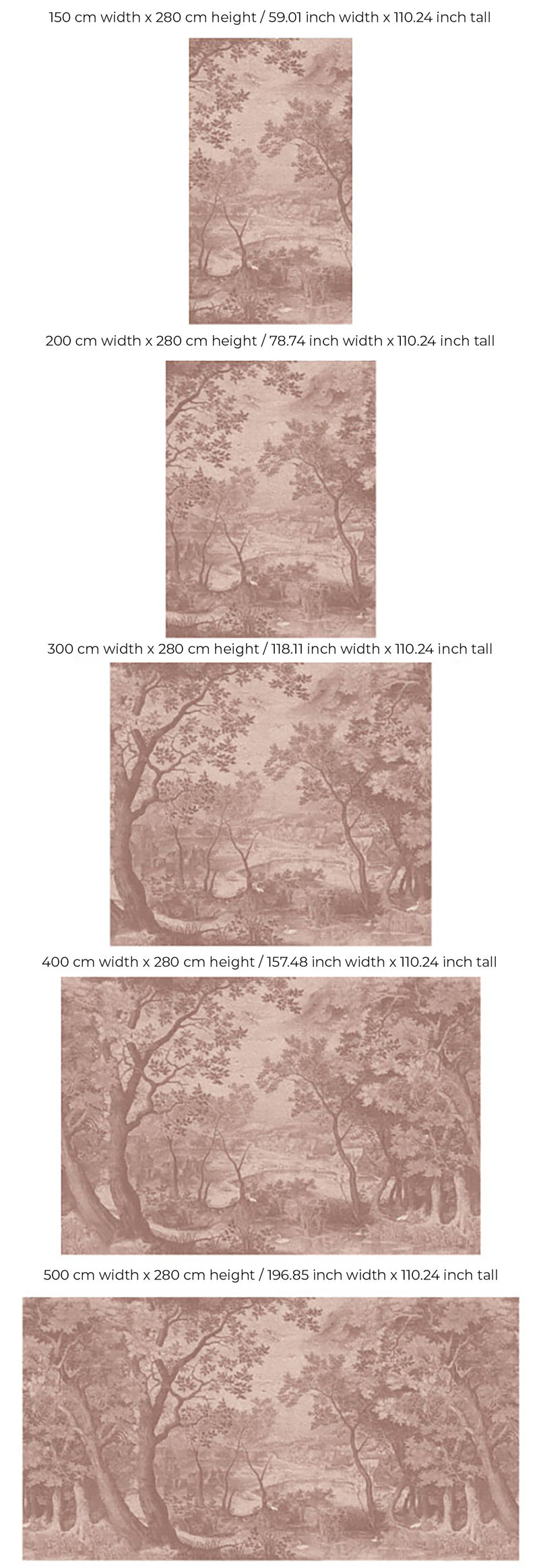 Landscape Wallpaper - Into the Woods Soft Terra