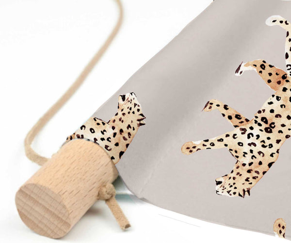 Textielposter - LEOPARD NUDE