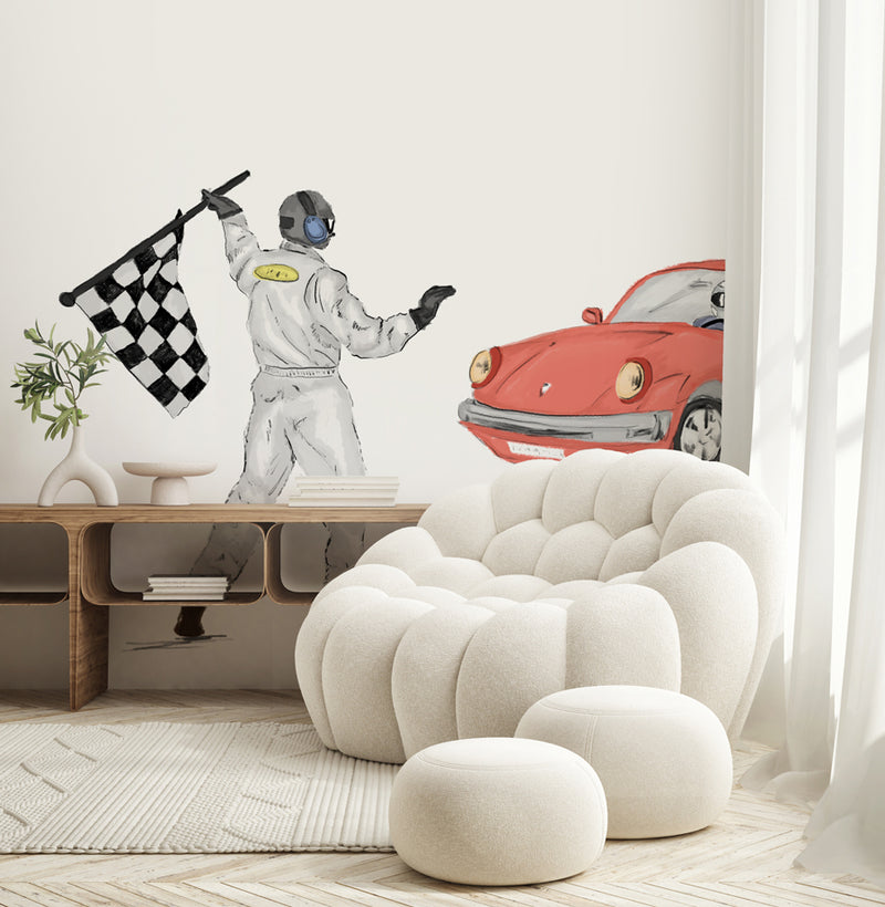 Wandsticker - Monaco Man