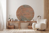 Round Wall Sticker - Mountain Peaks
