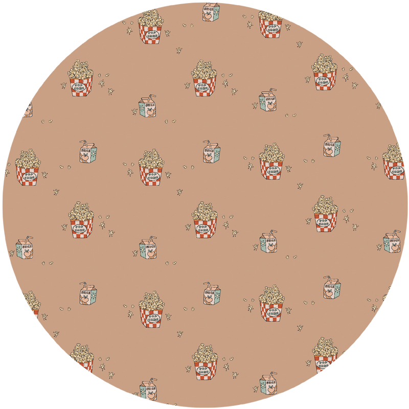 Round wall sticker - Popcorn