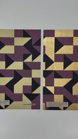 Gold Behang - Guby Cubes
