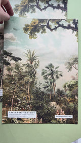 Carta da parati paesaggistica - Verdant Palms