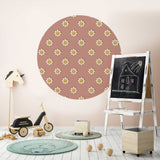Autocollant mural rond - Dandy Daisy