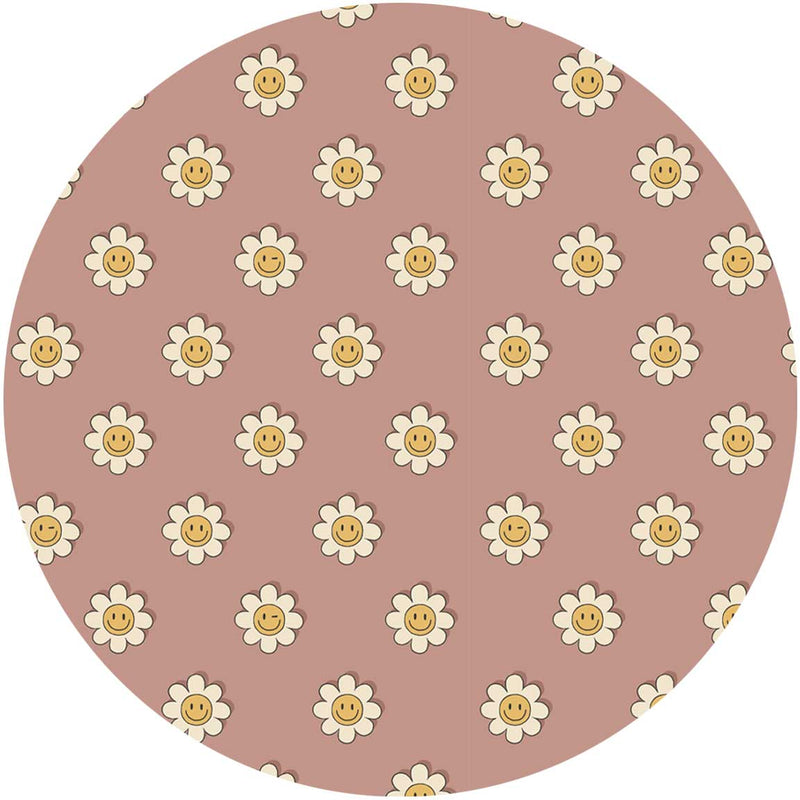 Autocollant mural rond - Dandy Daisy
