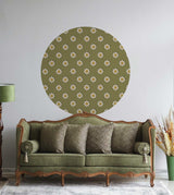 Autocollant mural rond - Dandy Daisy