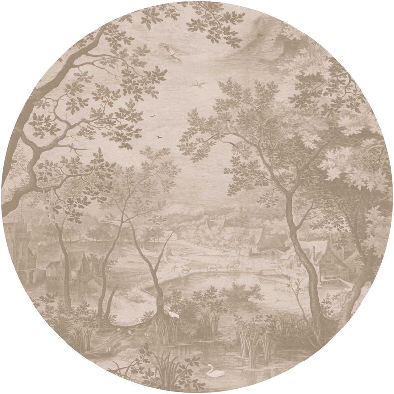 Autocollant mural rond - Into the Woods