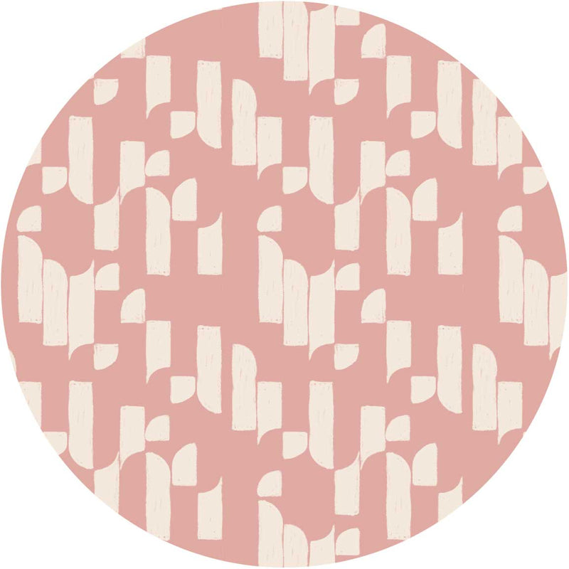 Autocollant mural rond - Brick Bop