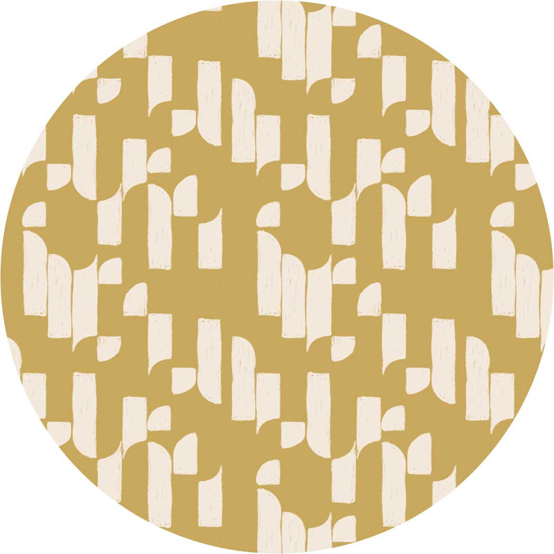 Autocollant mural rond - Brick Bop