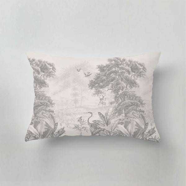 Indoor Pillow - SCENIC LANDSCAPE Grey
