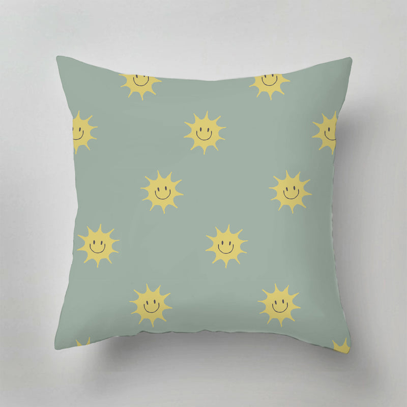 Outdoor Pillow - Sunny Off White / Lilac