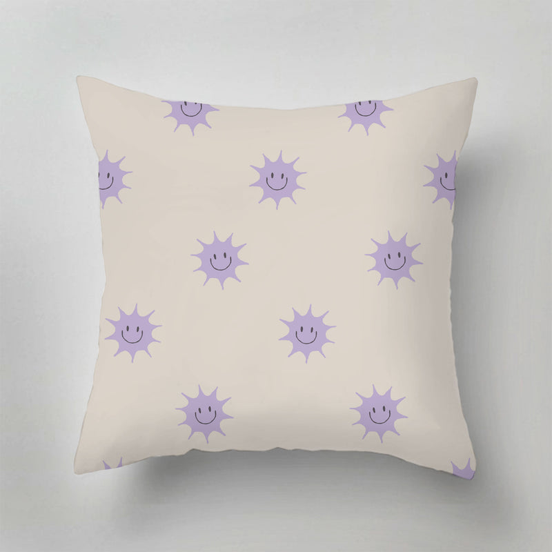 Indoor Pillow - Sunny off white/lilac