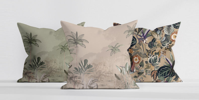 Indoor Pillow - BOLD BOTANICS - MUSTARD