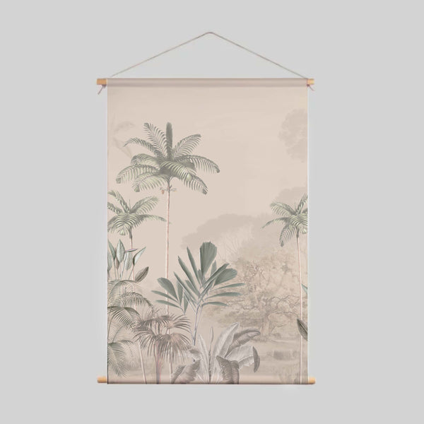 Textielposter - Tropical Wilderness - ZACHT