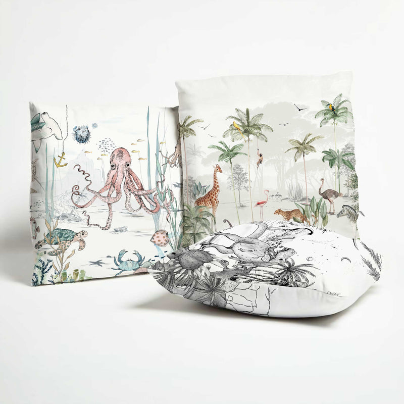 Indoor Kussen - Wildlife's Playground