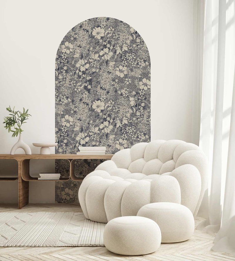 Peel and Stick Arch Behang Decal - Amelia Flower