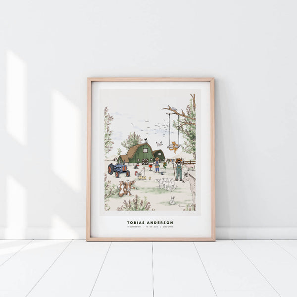 Personalisiertes Poster - Tierfarm