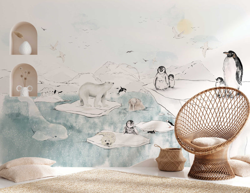 Tier Tapete - Antarctica