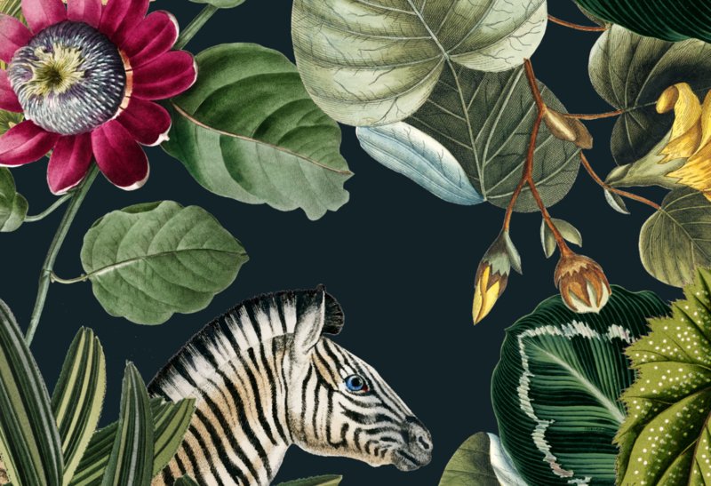 Jungle Wallpaper - BOLD BOTANICS - dark