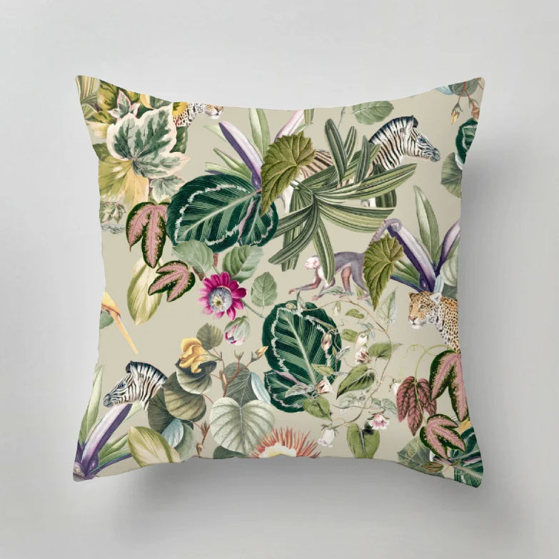 Indoor Pillow - BOLD BOTANICS - green