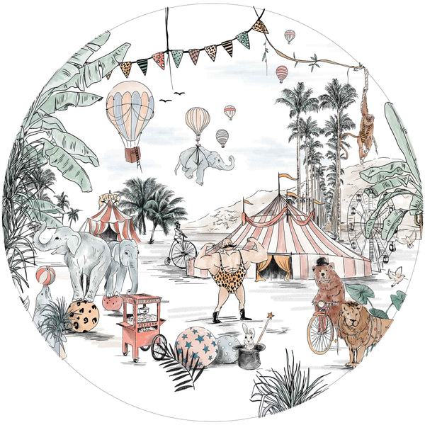 Ronde muurstickers - Cirque du Fantasy