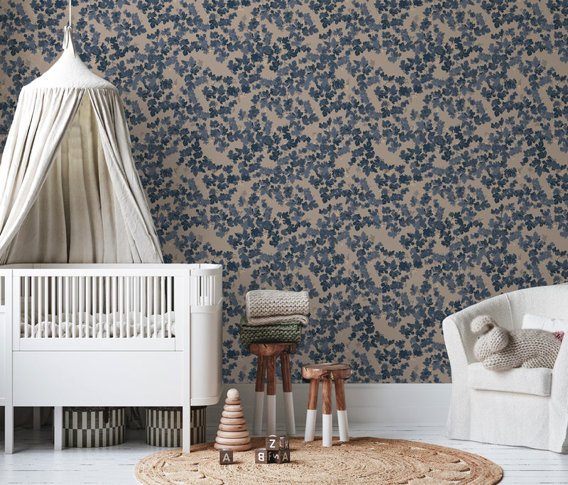 Wallpaper on roll - Deep Forest beige