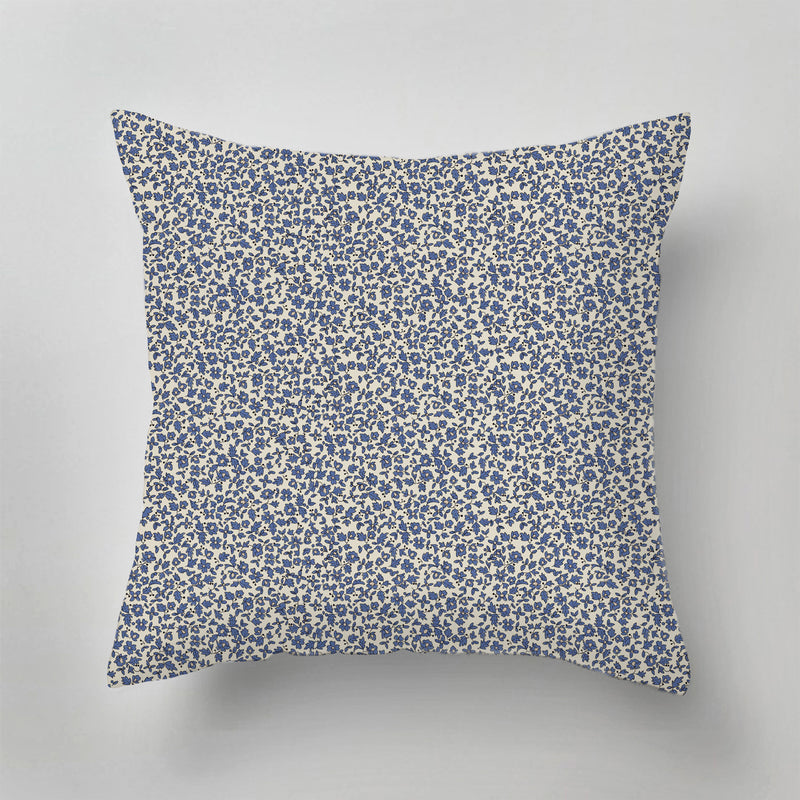 Indoor Pillow - Ditsy Daisy blue