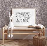 Wallpaper on roll - Ditsy Daisy lilac