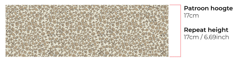 Papel pintado en rollo - Ditsy Daisy ocre