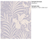 Wallpaper on roll - Donna Floral soft lilac