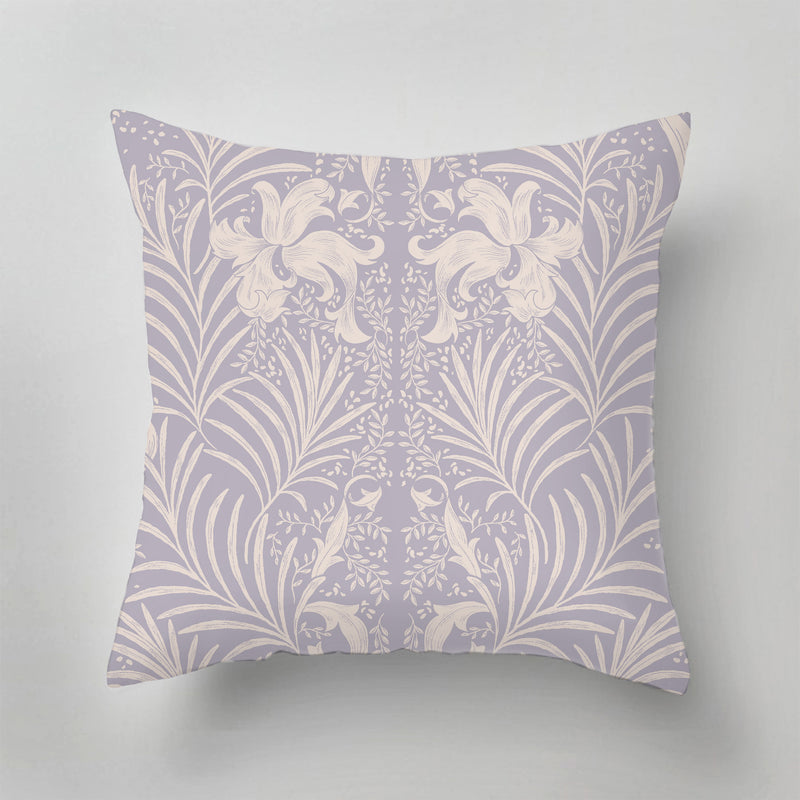 Outdoor Pillow - Donna Floral soft lilac