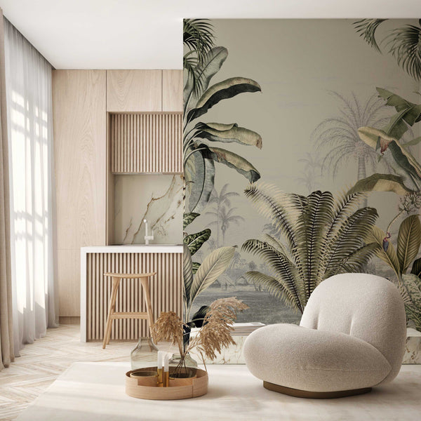 Jungle Behang - DREAMY JUNGLE - green