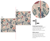 Tapetenrolle - Feline Forest Flowers beige