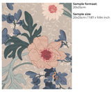 Tapetenrolle - Feline Forest Flowers beige