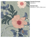 Wallpaper on roll - Feline Forest Flowers