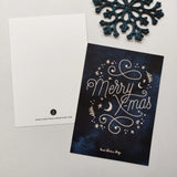 Set van 2 kerst ansichtkaarten