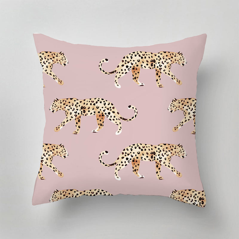 Outdoor Pillow - LEOPARD - pink
