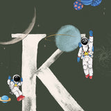 Birth Poster Alphabet - Into the Galaxy