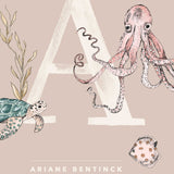 Birth Poster Alphabet - Underwater Wonders