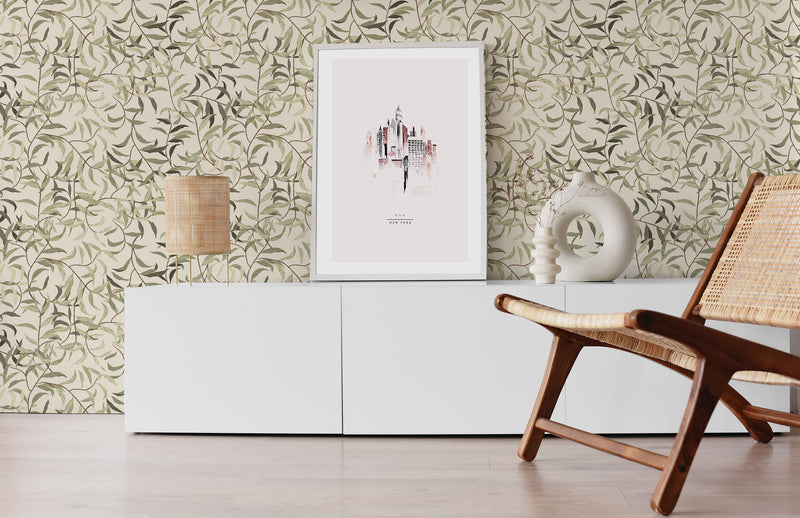 Wallpaper on roll - Lola Leaves