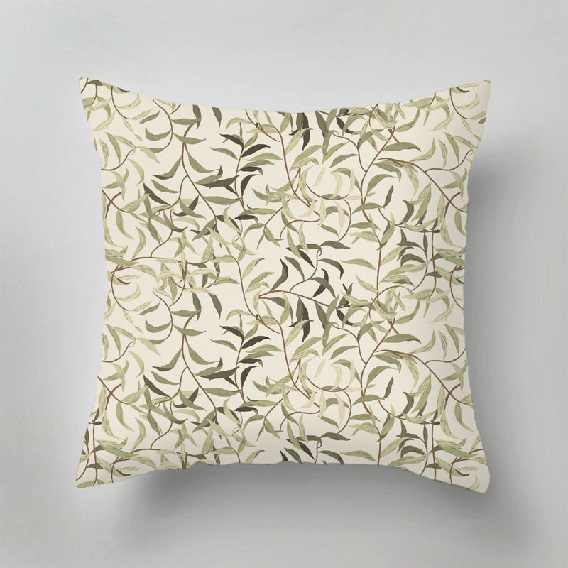 Outdoor Pillow - Lola Leaves green