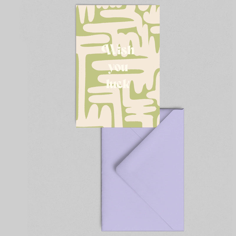 Greeting card - Lucky Shapes