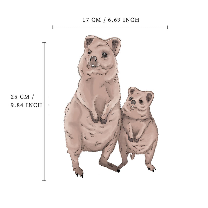 Separate Wall Sticker - Quokka