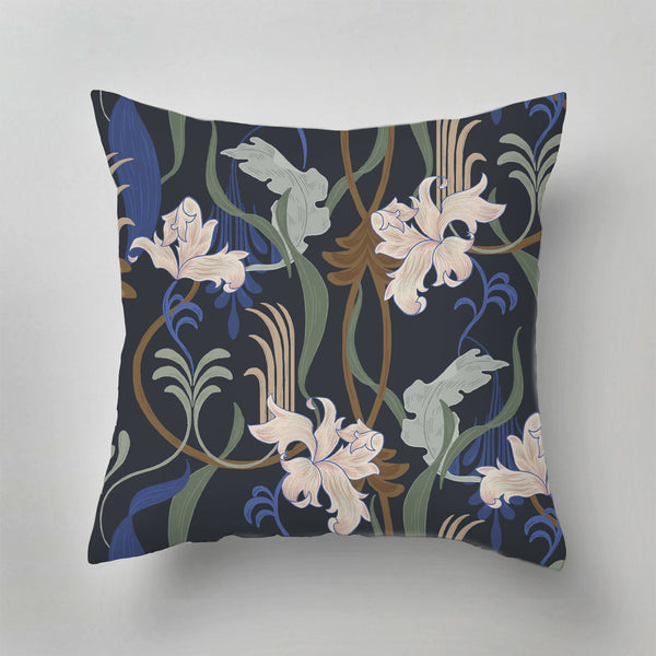 Indoor Pillow - Marilyn Flower blue