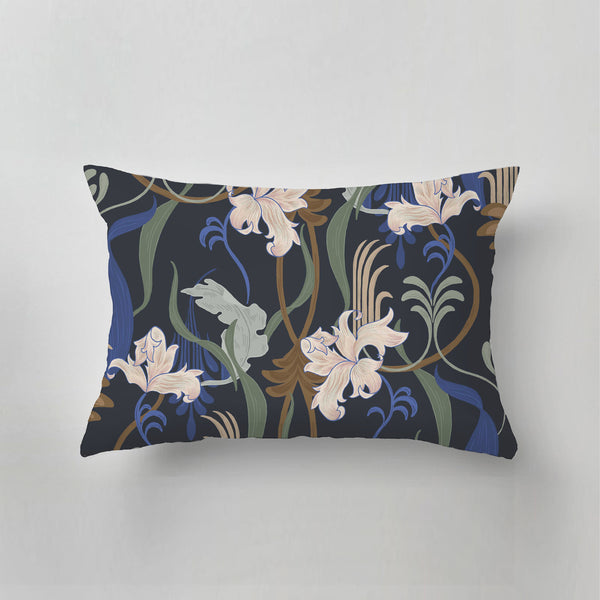 Coussin d'extérieur - Marilyn Flower bleu