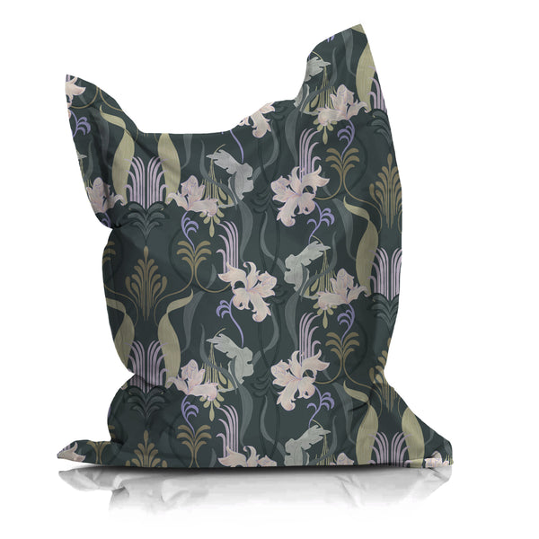 Pouf - Marilyn Flower lilas